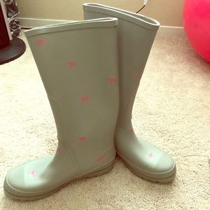 J. Crew Rain boots; aka Wellies; aka Galoshes